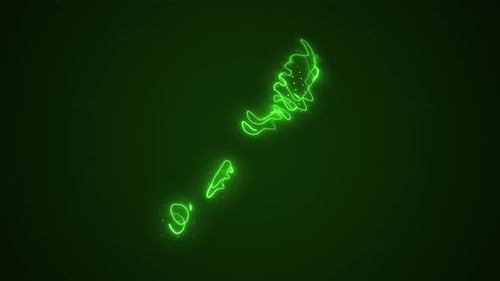 Electric Abstract Energy Lines Reveal