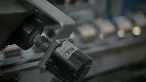 Industrial Manufacturing Equipment. Industry Factory Conveyor Belt. Can Bottle Production Line. Alum