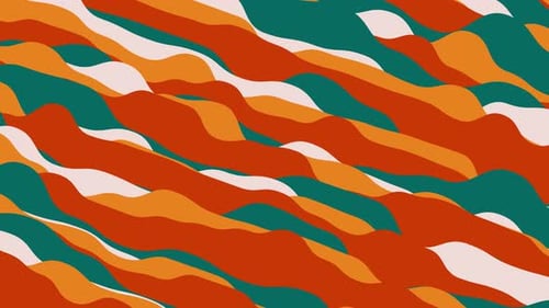 Seamless Pattern With Animated Geometric Background