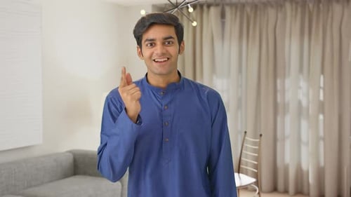 Indian man gets an idea after thinking a lot