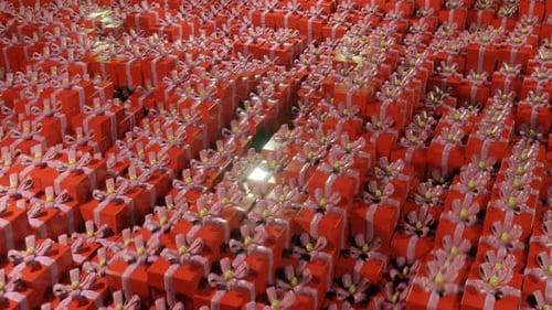 Loop Abstract Red Gifts 2