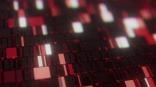 Abstrakte Datensortierung, KI-Algorithmus-Visualisierung, Big Data, verarbeitet durch neuronales Netzwerk, künstlich