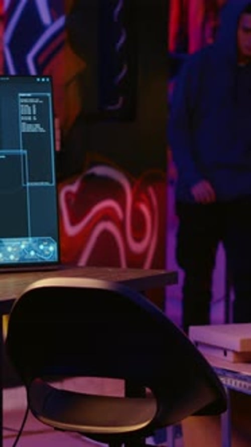 Vertical Video Hacker Arrives in Graffiti Bunker