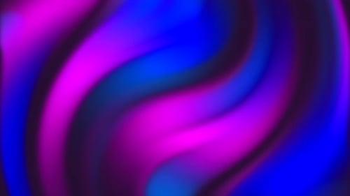 Abstract Fluid Neon Swirl Background Loop