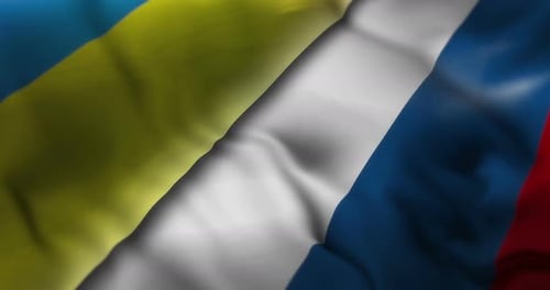 Abstract Waving Striped Fabric Background Animation