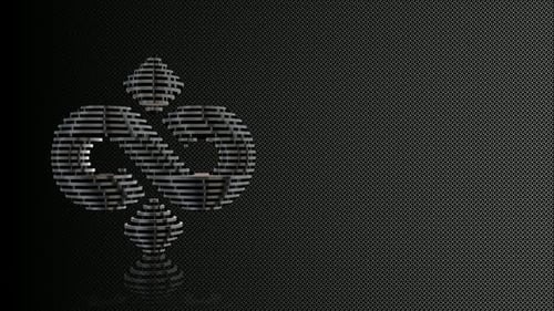 Abstract Metallic Geometric Shapes Morphing Background Animation