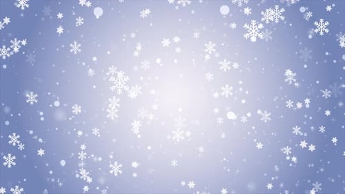 Verschneiter Weihnachtshintergrund Blue Loop V3