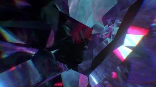 Kosmisches Neonkaleidoskop Shatter Vortex 4K Loop