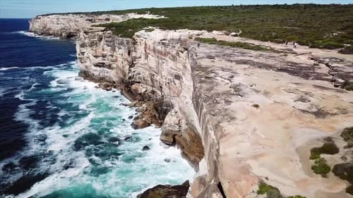 Sea Waves Splashing On The Beach