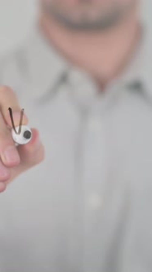 Vacancy, Writing on Screen with Hand, Vertical Video