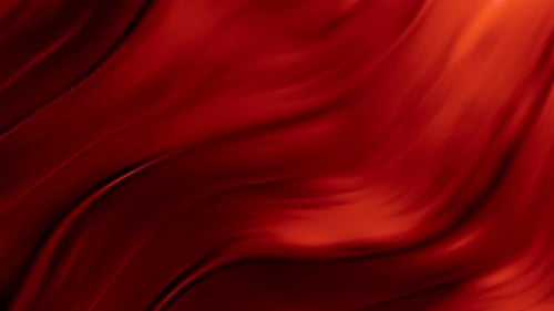 Abstract dark red liquid waves flowing in seamless loop modern elegant background