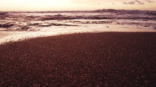 Summer Landscape of Ocean Beach or Sea Nature and Beautiful Water at Seashore