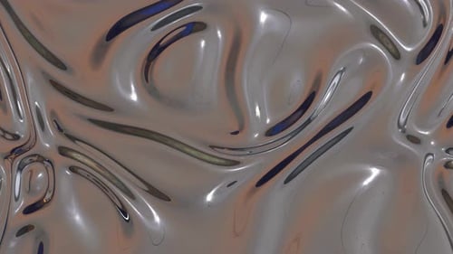 Silver Aluminum metal melted liquid abstract background