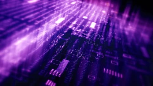 Advance Screen Display Data Matrix Simulation Background 24