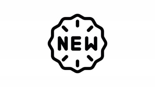 Animated New Product Badge Icon