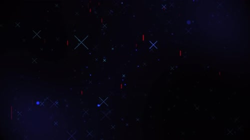 Abstract Futuristic Data Network Background Animation