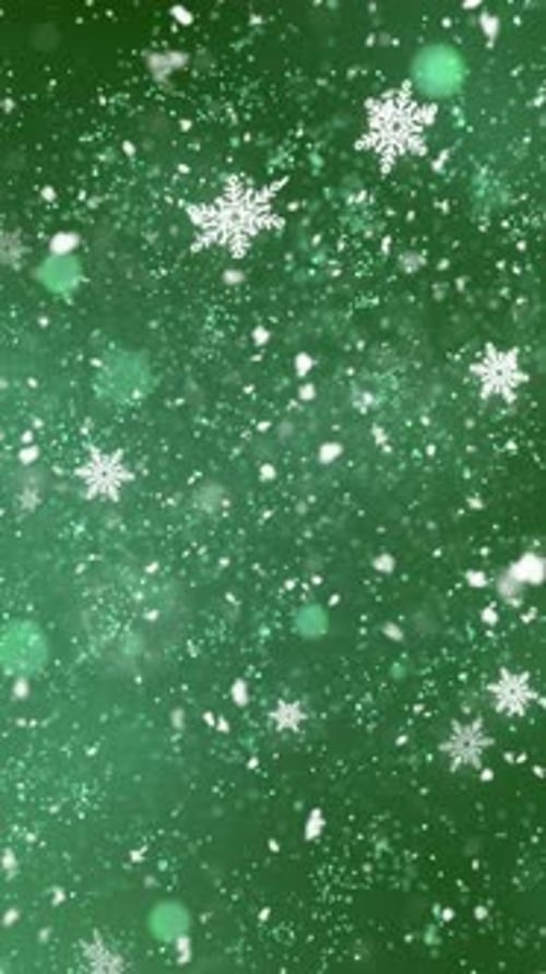 Christmas Magic Snow Glitters 3 - Vertikales Video