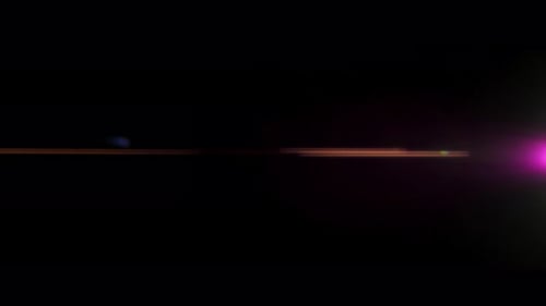 Cinematic Lens Flare Light Leak Overlay Effect