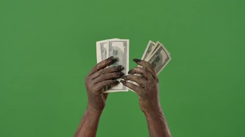 Creepy Zombie Hands Counting Money