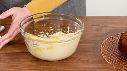 Baking Gingerbread Bundt Cake with Caramel Frosting Ingredients