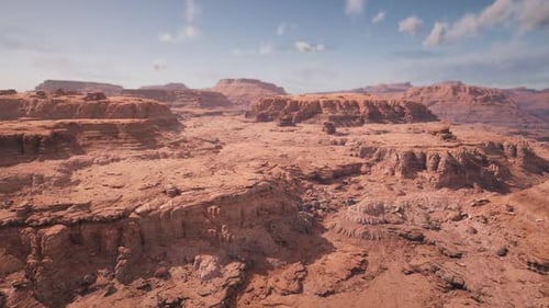 Vertical Perspective Capturing Canyon Features and Surface Details