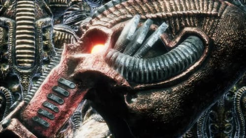 Biomechanical Skull VJ Loop