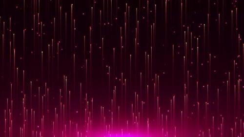 Futuristischer Hintergrund mit bunten Partikeln, Loop V5