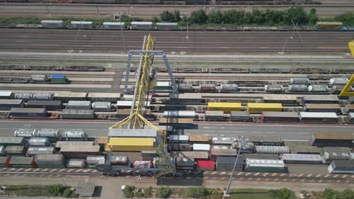 Container Terminal Aerial View