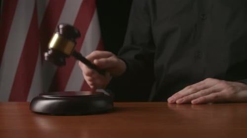 Striking Gavel for Justice in the United States