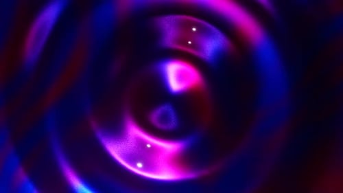 Blue and purple swirling around a black background. Infinitely looped animation