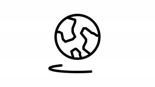 Animation Earth Icon
