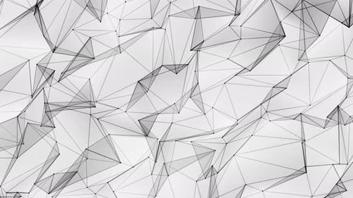 Abstract Geometric Plexus Network Connection Background Loop