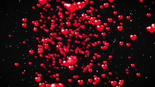 Romantic Hearts Bokeh