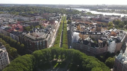 Karlaplan, central Stockholm, apartment buildings