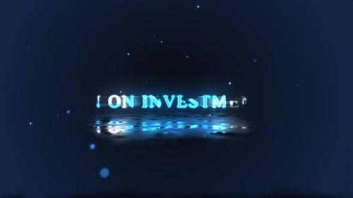 Return On Investment (Roi) Word On Marketing