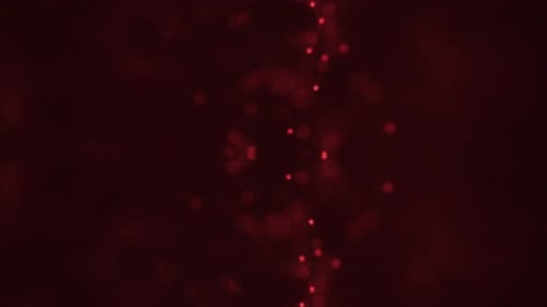 Abstract Glowing Red Particle Network Loop Background