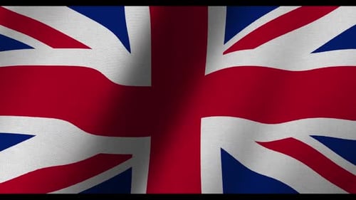 Uk Flag Waving