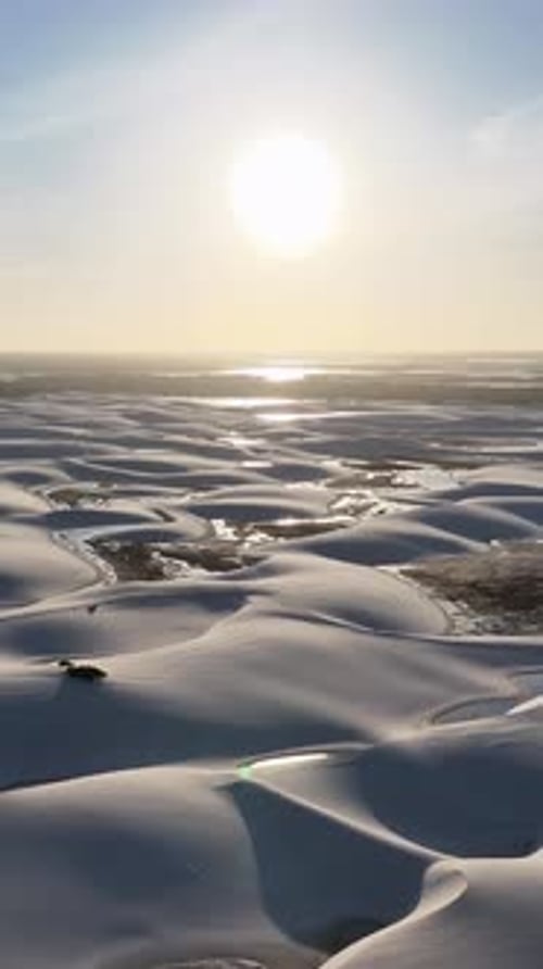 Lencois Maranhenses At Santo Amaro In Maranhao Brazil Northeast.