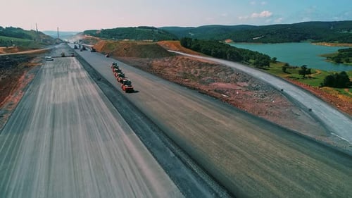 Asphalt Road Under Construction