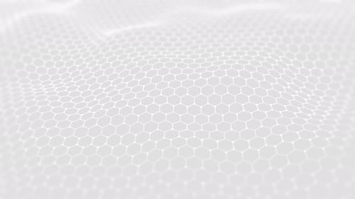 Fond abstrait blanc hexagonal 01599