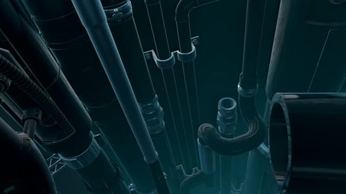 3D Animation with Pipe Channel