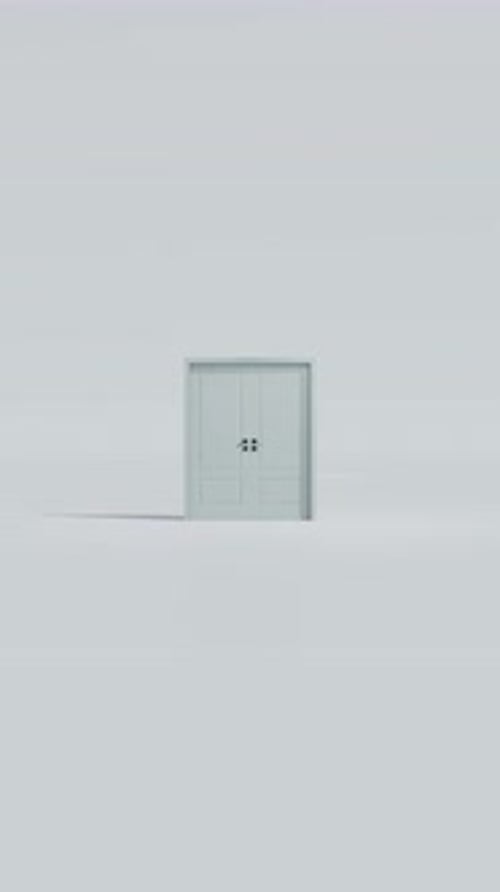 3D Loop Satisfying Door Pathway Animation