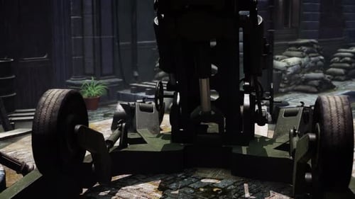 Cannon Gun in the City