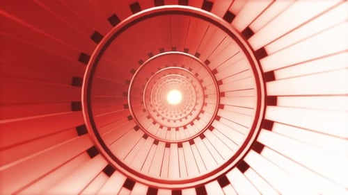 Abstract 3D Circle Tunnel background