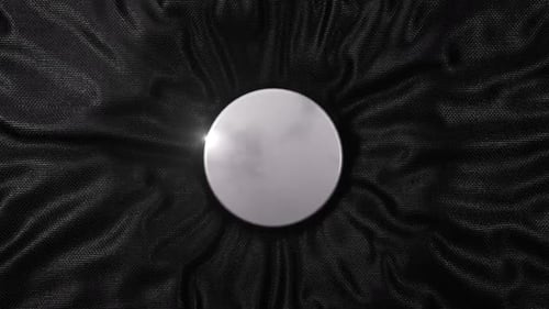 Fluid Fabric Unfolding Logo Reveal