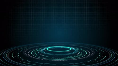 Futuristic Sci Fi Tunnel Particle Grid Motion Data Center Server Internet Speed Futuristic Big Data