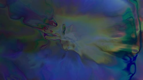 Exploring Vibrant Colors and Fluid Shapes in Abstract Animation