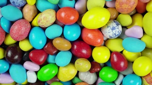 Close Up of Colorful Candy Sweets