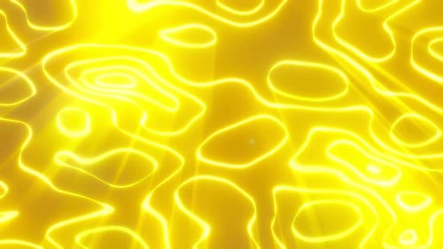 Dynamic Abstract Glowing Wavy Lines Background Loop