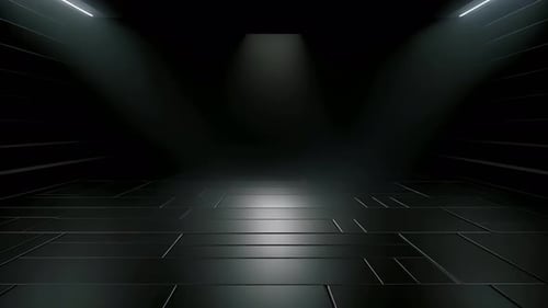 Geometric Dark Studio Logo Reveal